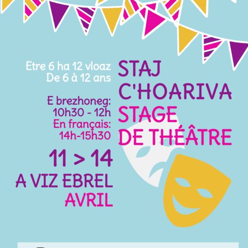 Stage de théâtre pour enfants Avril 2022